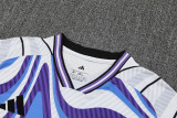 25-26 RMA White blue Training Short Suit