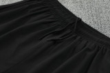 25-26 Marseille Black Hoodie Jacket Tracksuit
