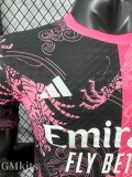 25-26 RMA Pink Black Special Edition Player Version Training Shirts (粉龙纹)
