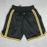 Lakers Mamba Black City Edition Top Quality NBA Pocket Pants *湖人曼巴