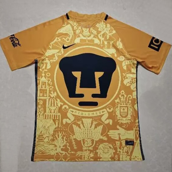 24-25 Pumas UNAM Golden Yellow Special Edition Fans Soccer Jersey