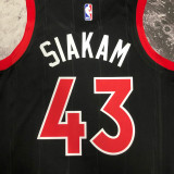 22-23 RAPTORS SIAKAM #43 Black red Top Quality Hot Pressing NBA Jersey (Trapeze Edition)