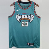 Grizzlies ROSE #23 Blue Top Quality Hot Pressing NBA Jersey