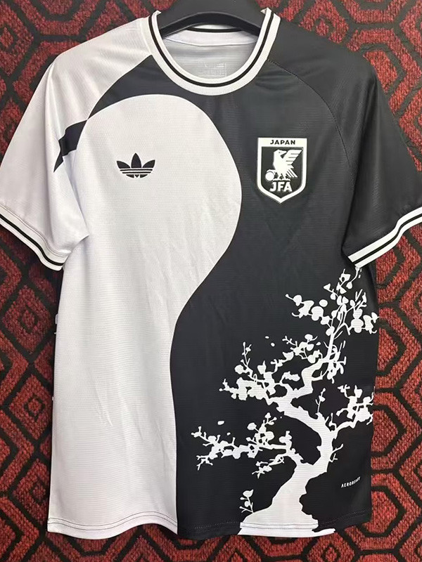 24-25 Japan White Black Special Edition Fans Training Shirts