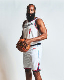 24-25 Clippers HARDEN #1 White City Edition Home Top Quality Hot Pressing NBA Jersey