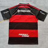 26-27 Flamengo Home Print Sponsor Fans Soccer Jersey