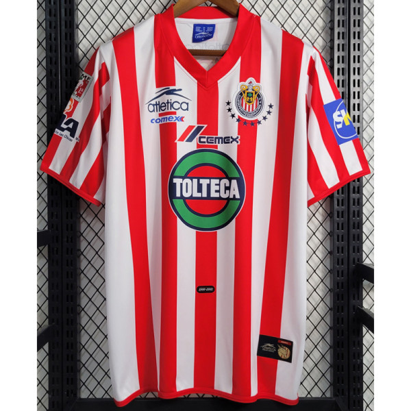 2001-2002 Chivas Home Retro Soccer Jersey
