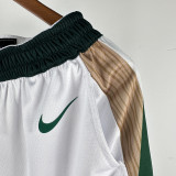 23-24 CELTICS White City Edition Top Quality NBA Pants