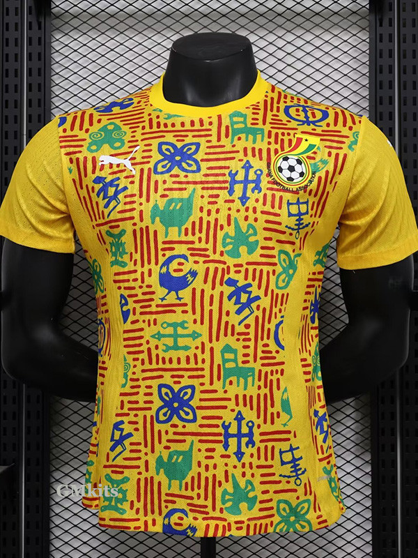 24-25 Ghana Yellow Player Version Training shirts