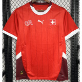 24-25 Switzerland Home Fans Soccer Jersey