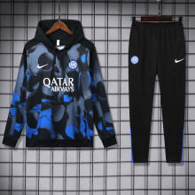 24-25 INT Grey blue Hoodie Tracksuit (卫衣套装)