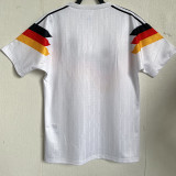 1990 Germany Home White Retro Soccer Jersey(队微位置)