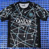 25-26 INT Blue Black Training shirts