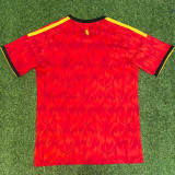 25-26 Belgium Red Fans Soccer Jersey
