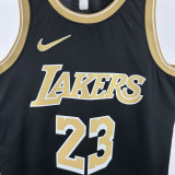 22-23 LAKERS JAMES #23 Black Glory Edition Top Quality Hot Pressing NBA Jersey (荣耀版)