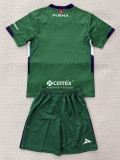 25-26 Cruz Azul Green GoalKeeper Kids Soccer Jersey