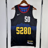 23-24 Nuggets GORDON #50 Black City Edition Top Quality Hot Pressing NBA Jersey