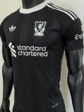 25-26 LIV Black Goalkeeper Player Version Soccer Jersey