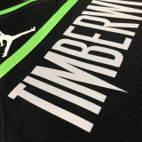 22-23 TIMBERWOLVES ROSE #25 Black Top Quality Hot Pressing NBA Jersey (Trapeze Edition)