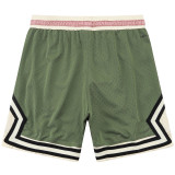 A2503 Jordan Pink green Casual Short Pants #粉绿色