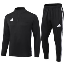 2025 AD Black Half Pull Tracksuit #07(半拉链)