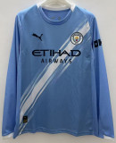 25-26 Man City Home Long Sleeve Soccer Jersey (长袖)