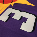 22-23 SUNS PAUL #3 Purple Top Quality Hot Pressing NBA Jersey (Retro Logo)