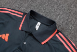 25-26 Bayern Dark gray Polo Tracksuit #C2544