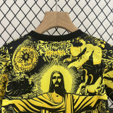 24-25 Brazil Yellow Special Edition Kids Soccer Jersey (耶稣黄色)