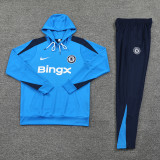 24-25 CHE Blue Hoodie Tracksuit (卫衣套装)