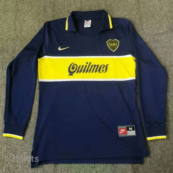 1996-1997 Boca Home Long Sleeve Retro Soccer Jersey (长袖)