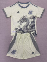 25-26 Japan Yellow Concept Edition Kids Soccer Jersey (龙)