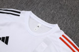 25-26 Ajax White Training Short Suit #D25148