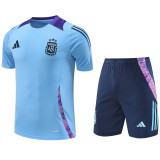 24-25 Argentina Light blue Training Short Suit