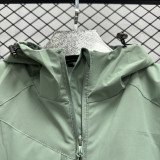 2024 NK Velvet Thickened warm Green Outdoor Jackets #F2 加绒冲锋衣