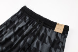 C2443 Jordan Black Grey Casual Short Pants