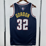 22-23 Nuggets GORDON #32 Royal blue Top Quality Hot Pressing NBA Jersey