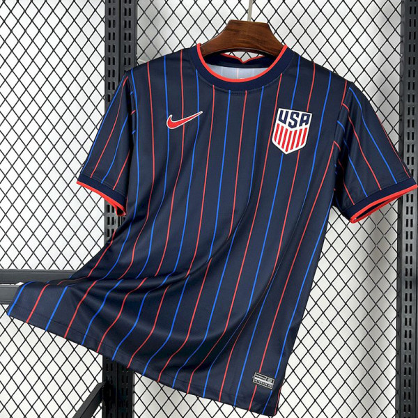 25-26 USA Away Fans Soccer Jersey 不带星