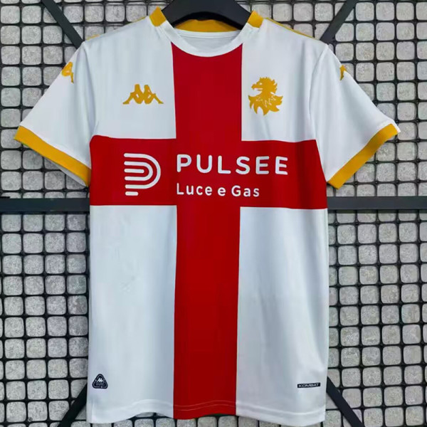 25-26 Genoa Away Fans Soccer Jersey