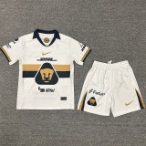 25-26 Pumas UNAM Home Kids Soccer Jersey