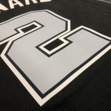 22-23 SA Spurs LEONARD #2 Black Top Quality Hot Pressing NBA Jersey (Trapeze Edition)