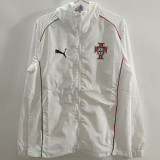 24-25 Portugal White Windbreaker
