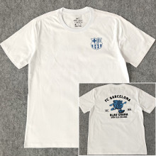 25-26 BAR White High Quality Casual T-Shirt #圆领蓝标
