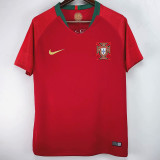 2018 Portugal Home Retro Soccer Jersey