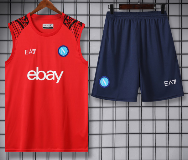 24-25 Napoli Red Tank top and shorts suit