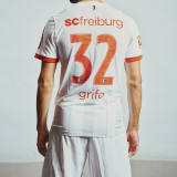 24-25 SC Freiburg Away Fans Soccer Jersey