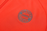 25-26 Bayern Orange Jacket Tracksuit