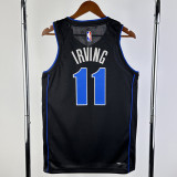 23-24 Dallas Mavericks IRVING #11 Black City Edition Top Quality Hot Pressing NBA Jersey(V领)