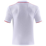 25-26 Man Utd White Polo Short Sleeve