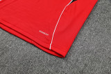 25-26 Man Utd Red Half Pull Tracksuit (半拉链)